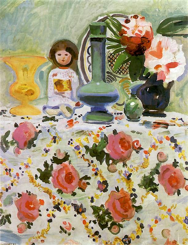 Still Life with a Japanese Doll