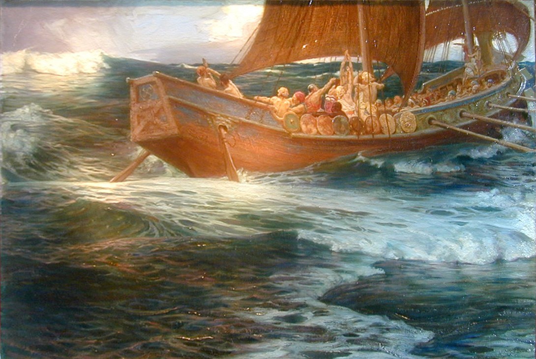 The Wrath of the Sea God (detail)