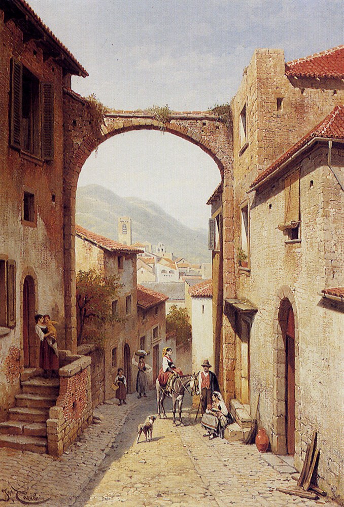 Street in Narni, Italy