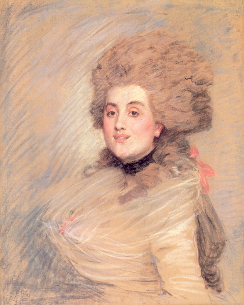 Portrait of an Actress in 18th-Century Dress