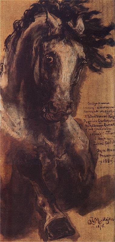 The Battle of Grunwald: Horse (study)
