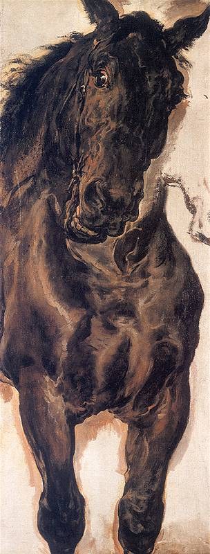 The Battle of Grunwald: Horse (study)