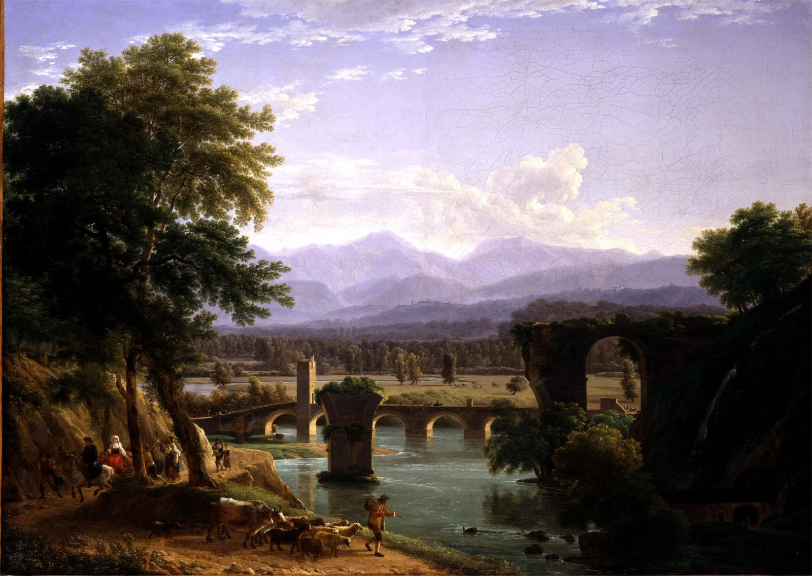 The Augustan Bridge on the Nera near Narni