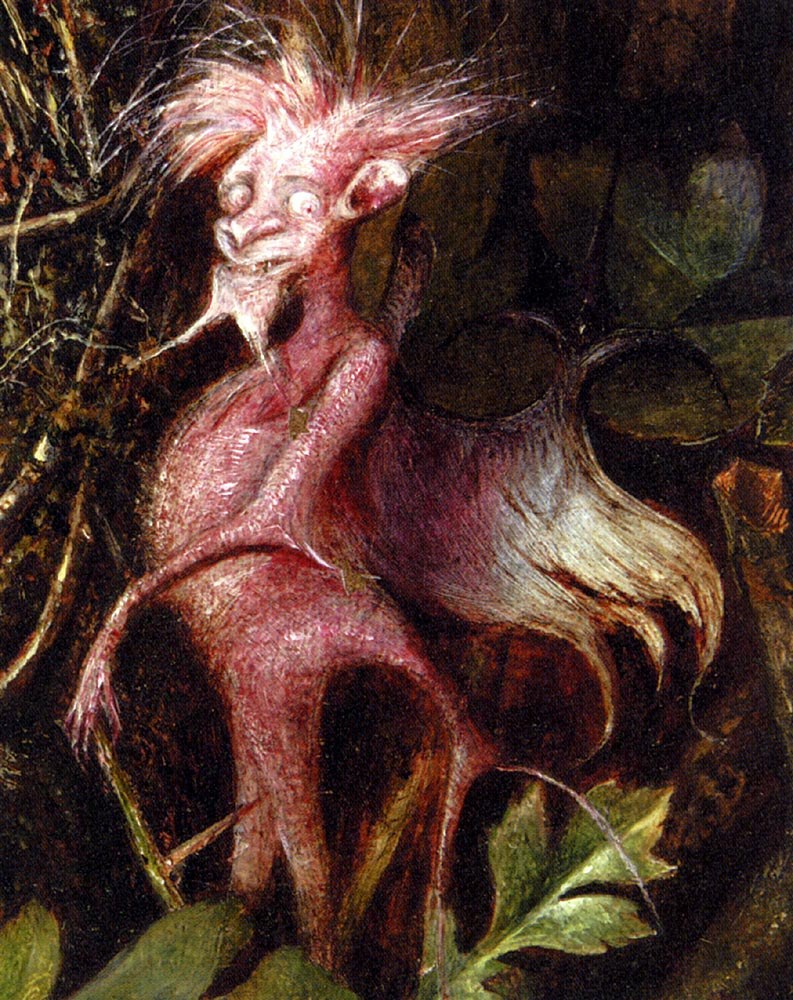 Fairies in a Bird's Nest (detail)