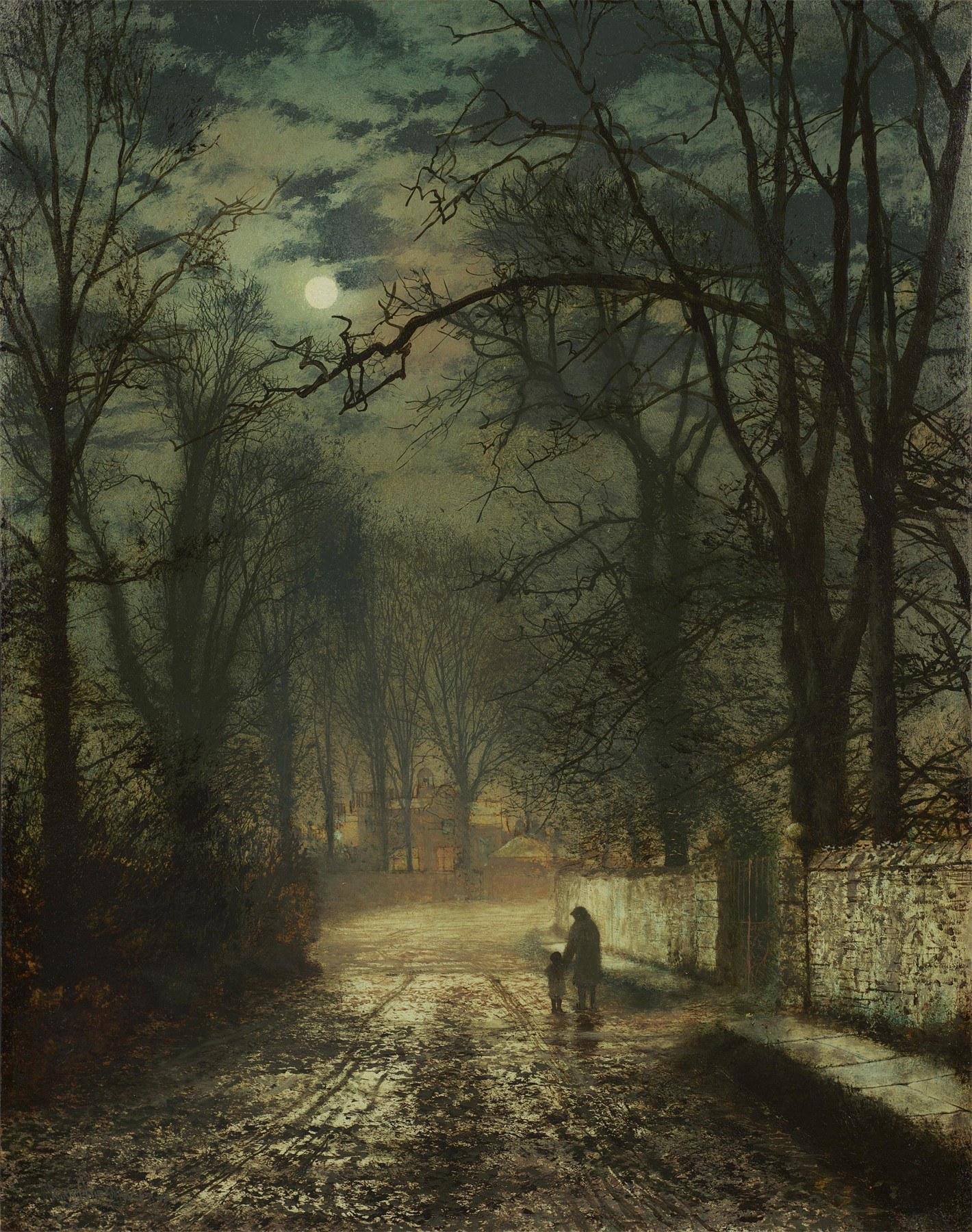 A Moonlit Lane