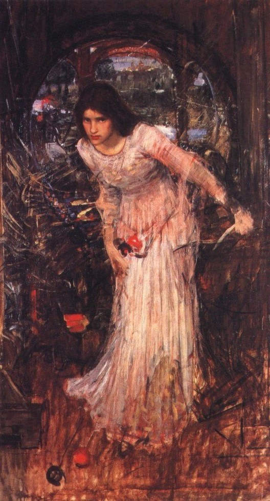 The Lady of Shalott (study)
