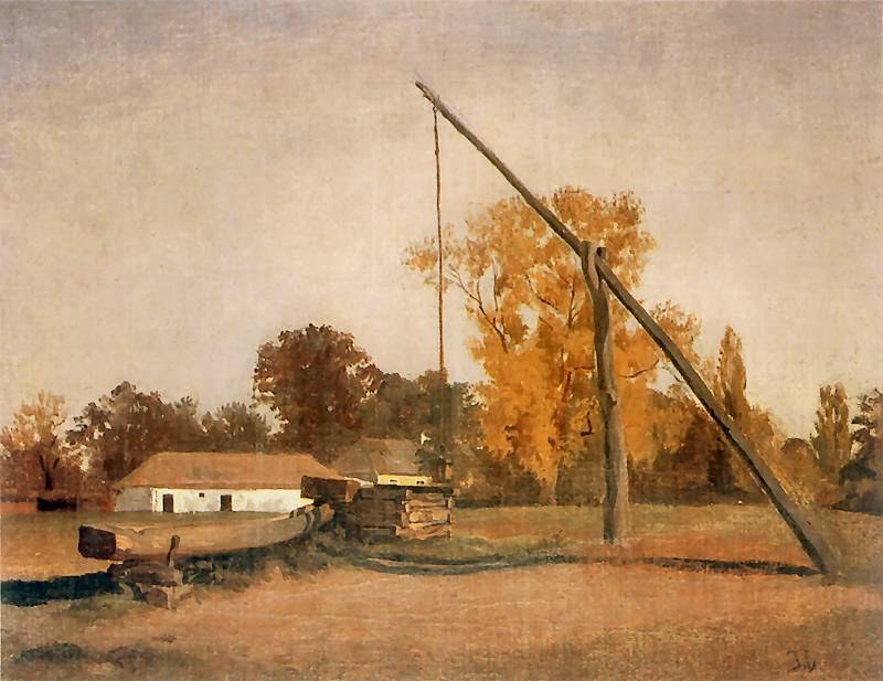 Landscape with a Crane