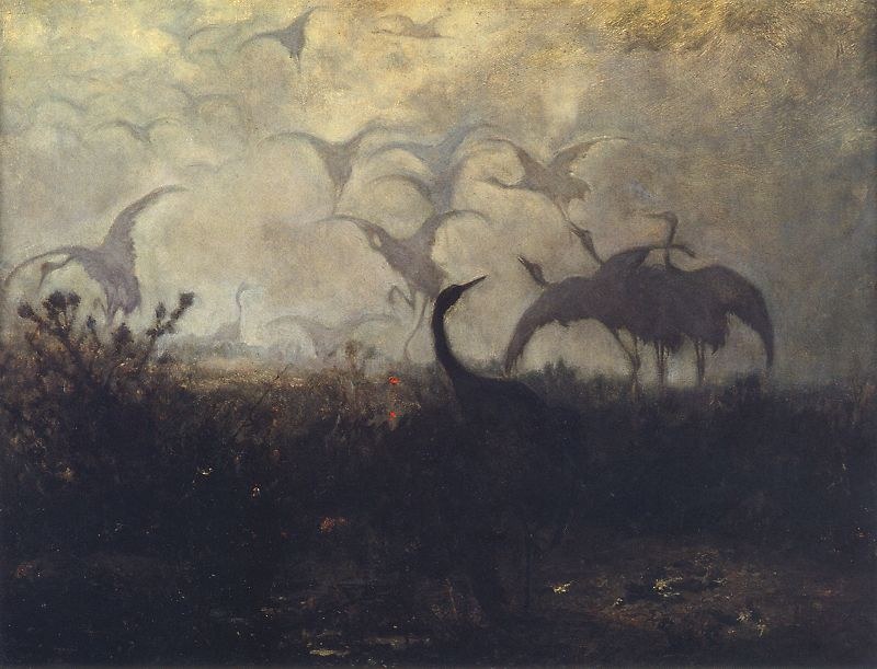 Departure of the Cranes