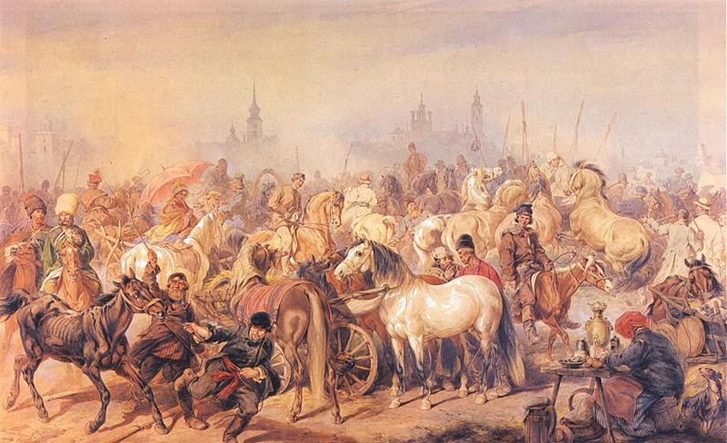 Horse Market in Praga