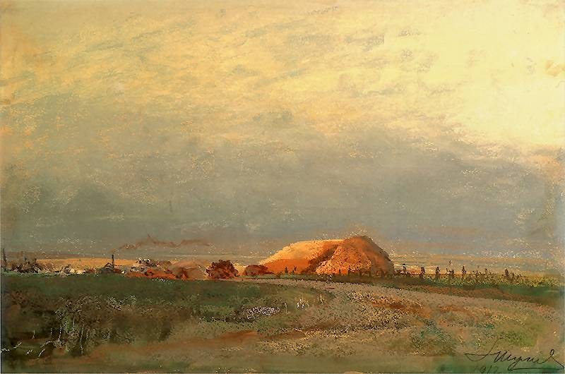 Threshing in Ukraine