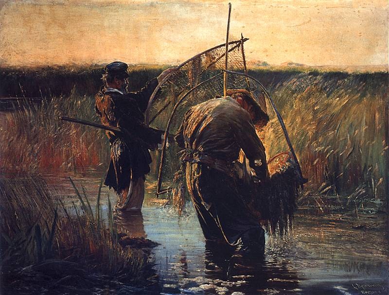Fishermen Wading