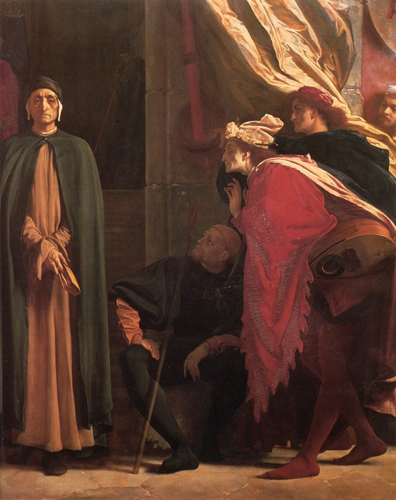 Dante in Exile (right, detail)