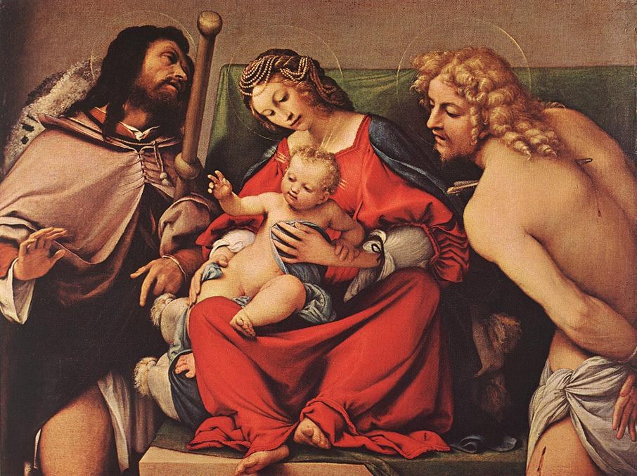 Madonna and Child with Saints Roch and Sebastian