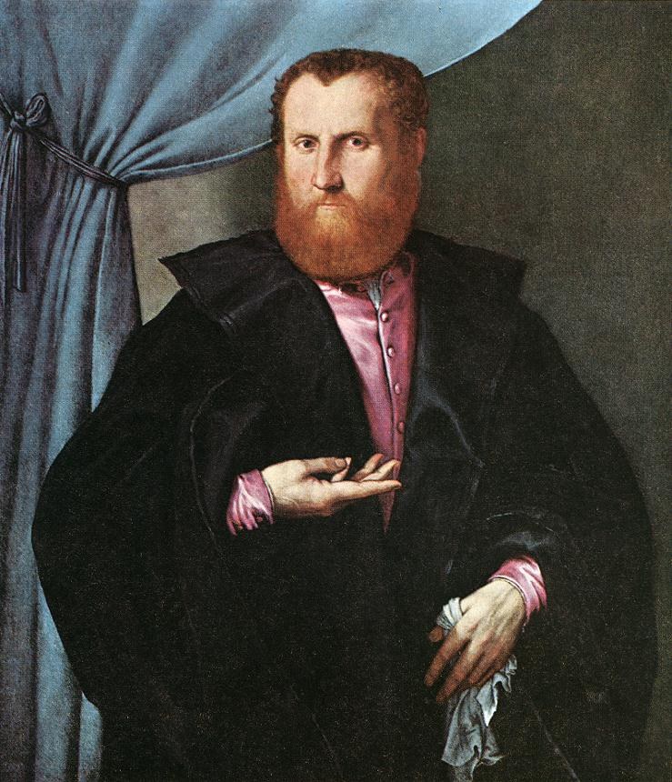Portrait of a Man in a Black Silk Cloak