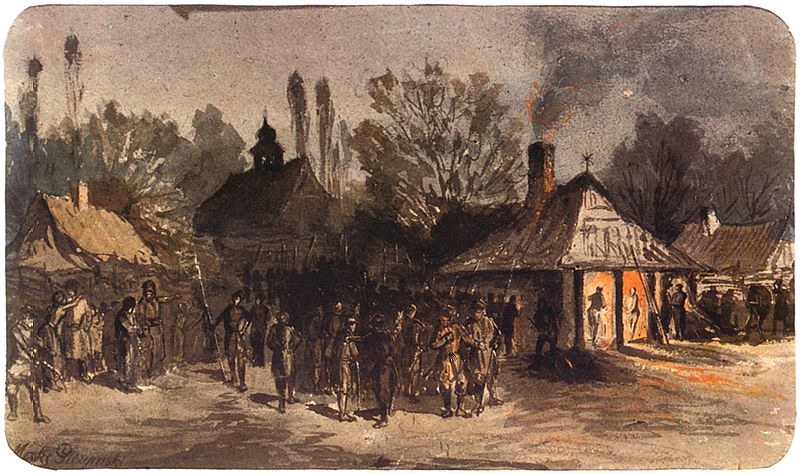 Departure of the Insurgents