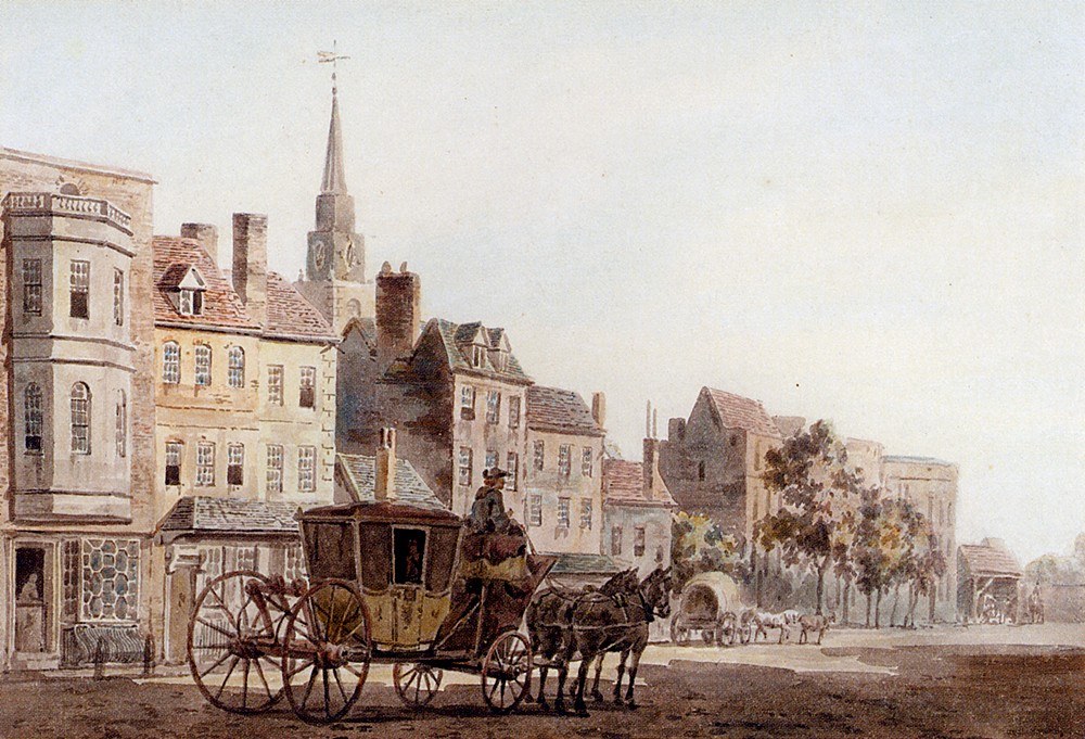 A Coach and Horses Entering York