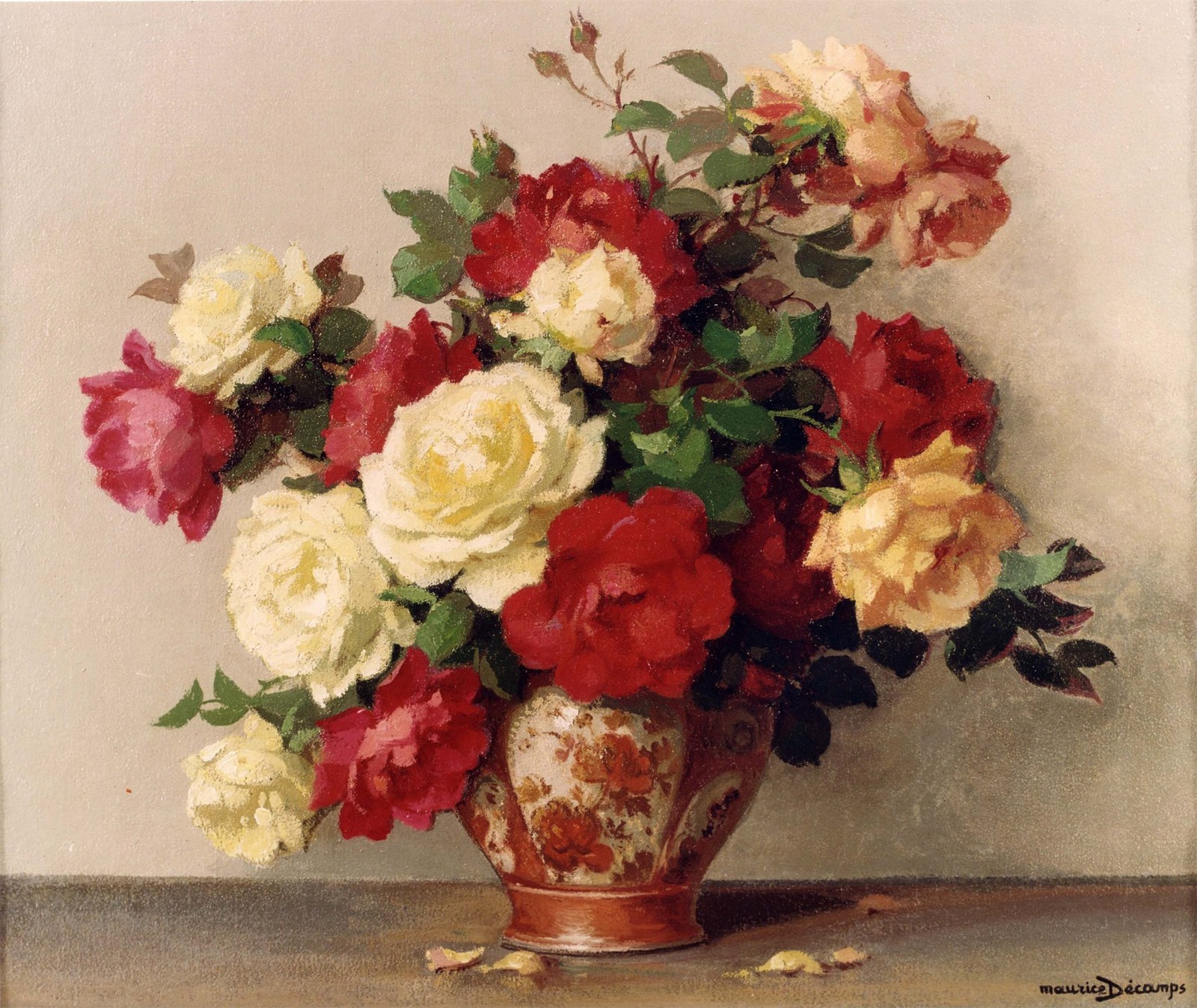 Roses in a Vase