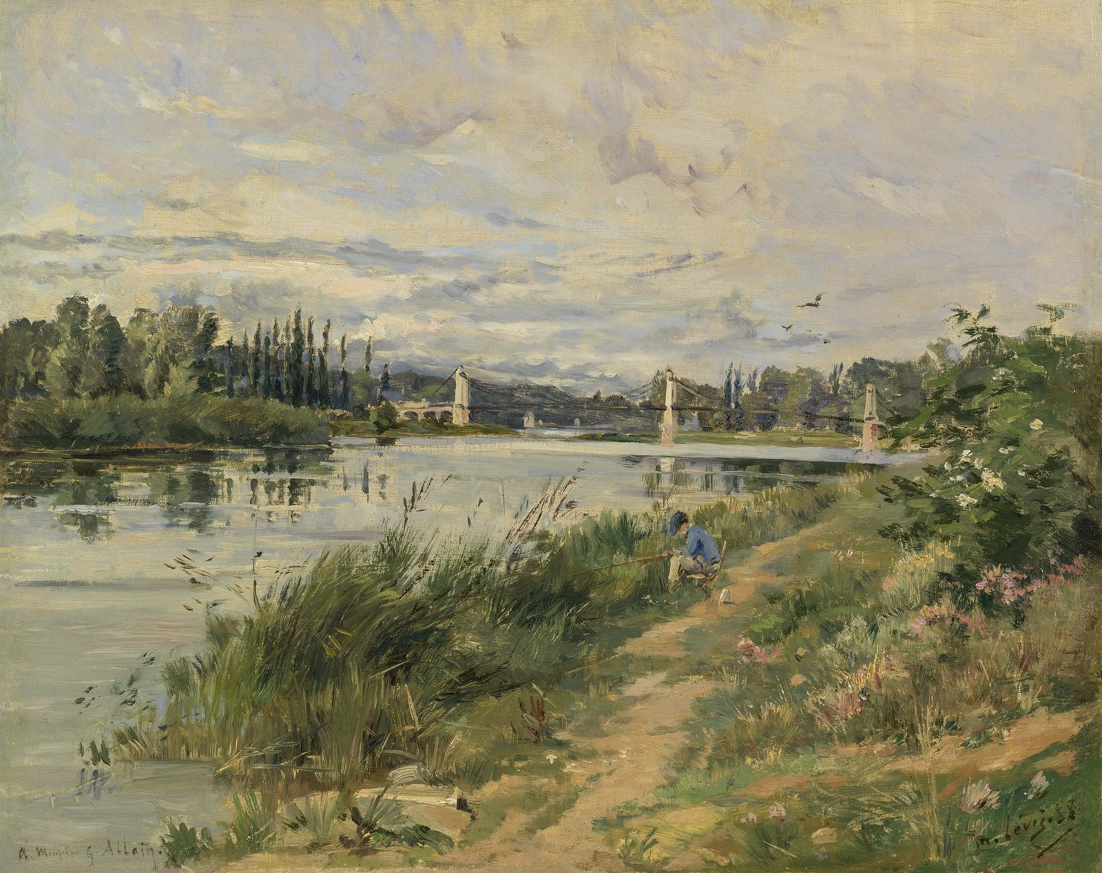 Fisherman on the Riverbank