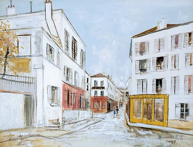 Sacré-Cœur de Montmartre and Rue Norvins