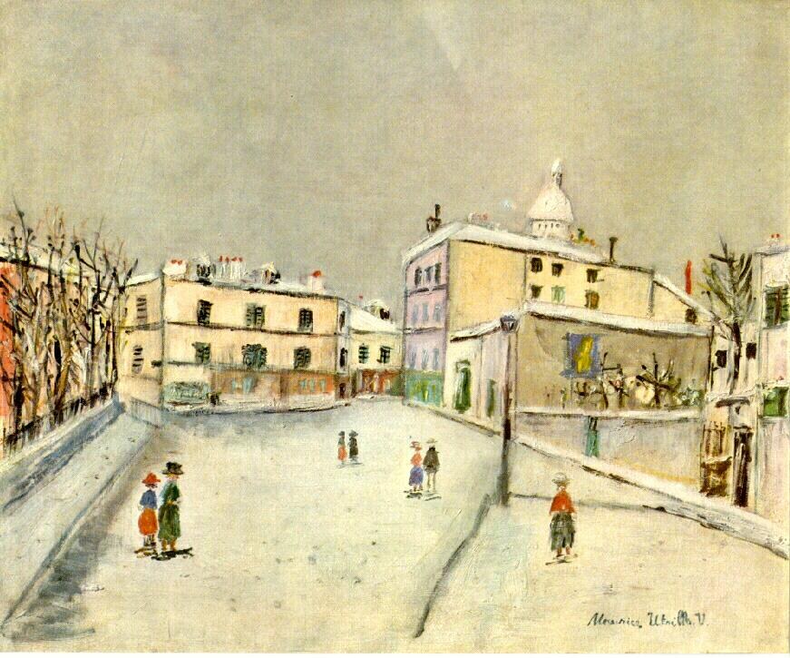 Snow in Montmartre