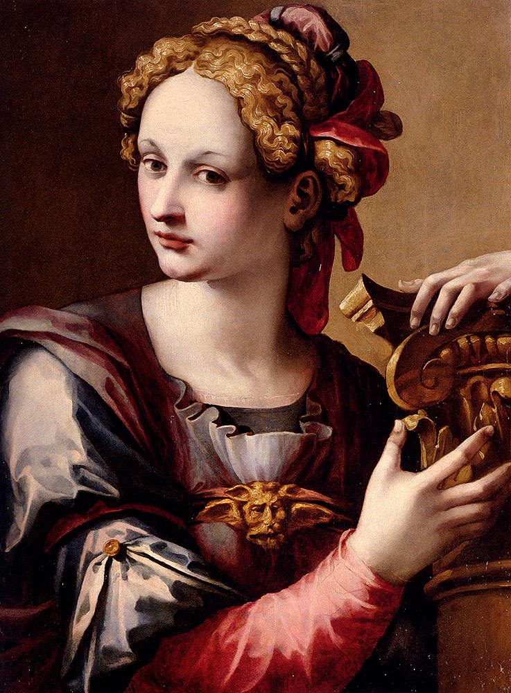 An Allegorical Figure (Architecture or Fortitude)