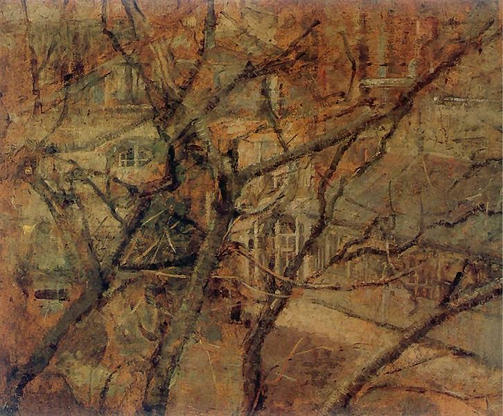 View from the Studio Window in Kraków