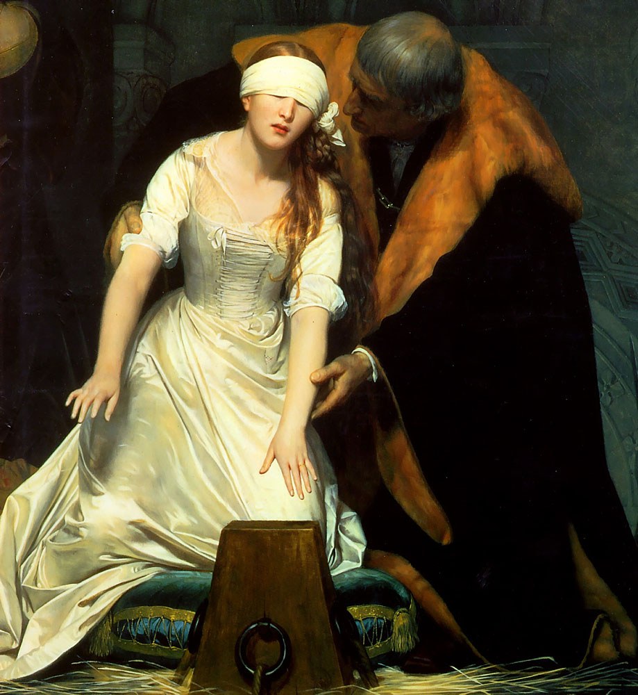 The Execution of Lady Jane Grey (centre)
