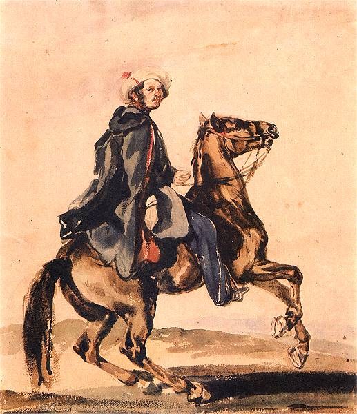 Self-Portrait on Horseback