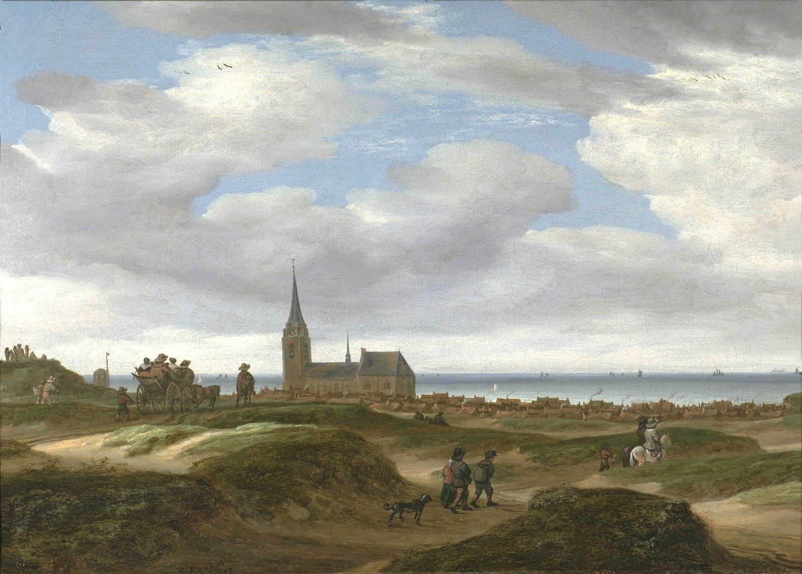 A View of Scheveningen from the Dunes