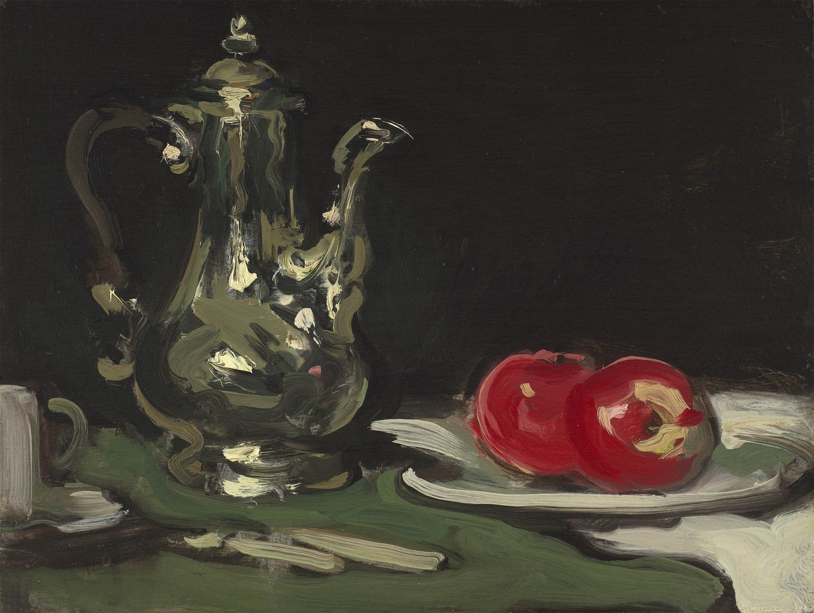 Still Life with a Silver Coffee Pot