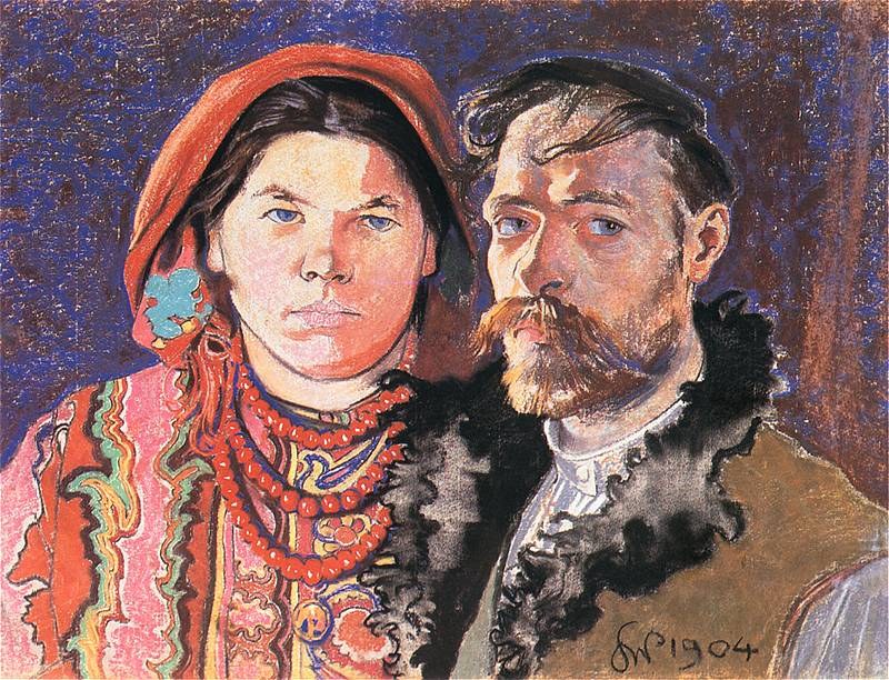 Self-Portrait with His Wife