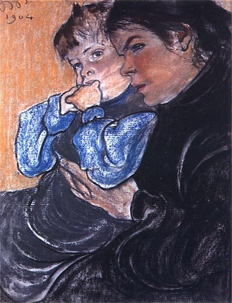 The Artist's Wife with Their Little Son