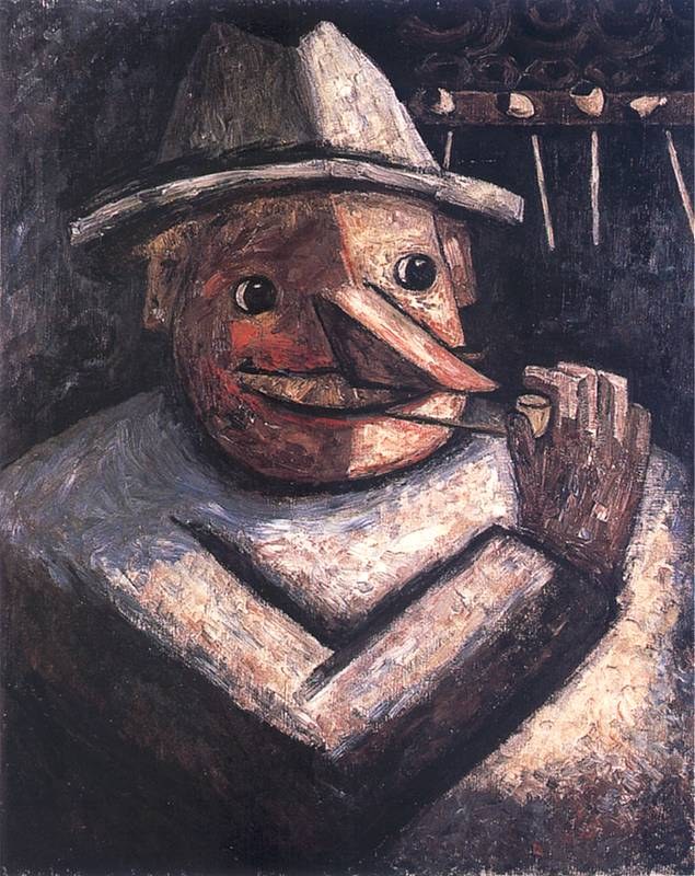 Portrait of a Man with Pipes
