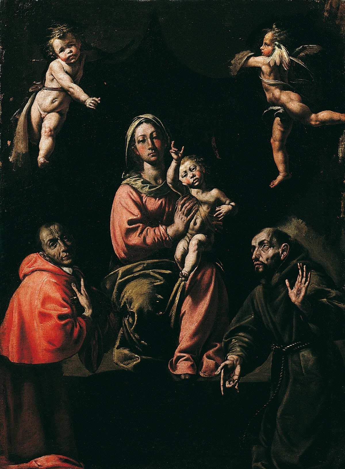 The Virgin and Child with Saints Charles and Francis