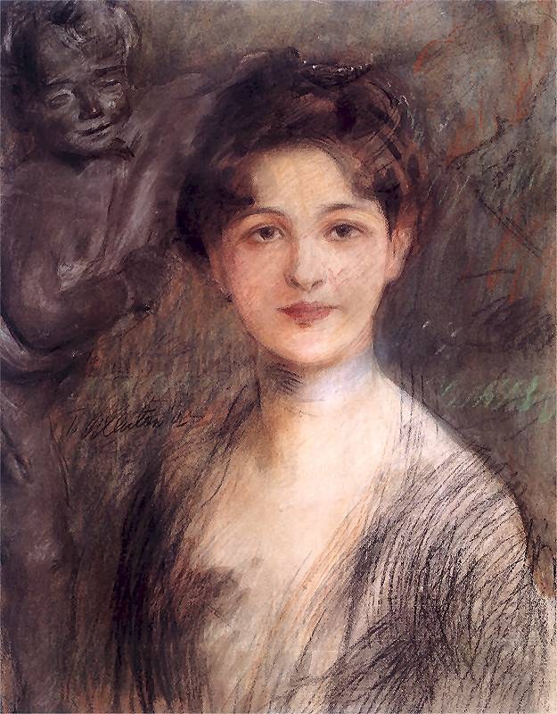 Lady with a Cupid
