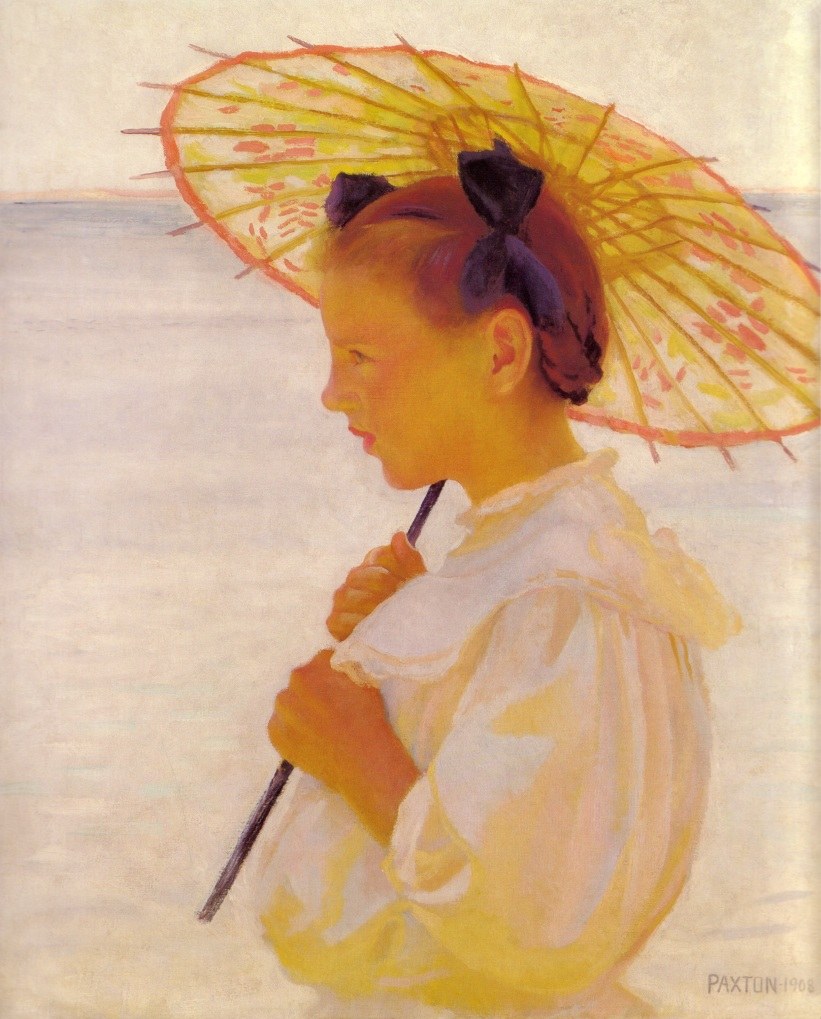 Child in Sunlight, or The Chinese Parasol