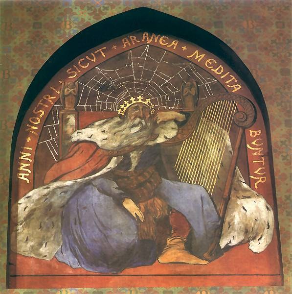 David with a Harp