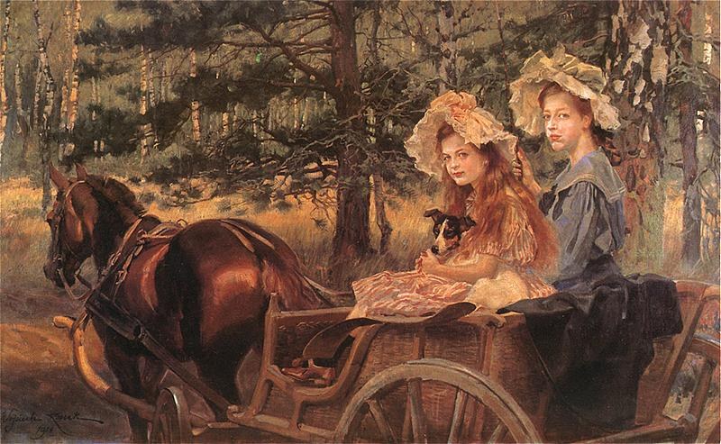 Portrait of the Artist's Daughters