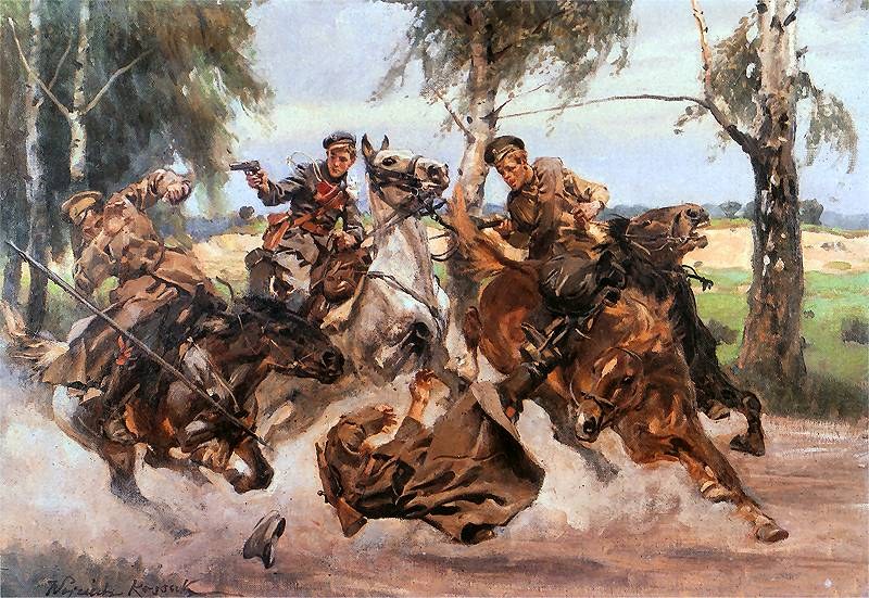 Skirmish with Cossacks