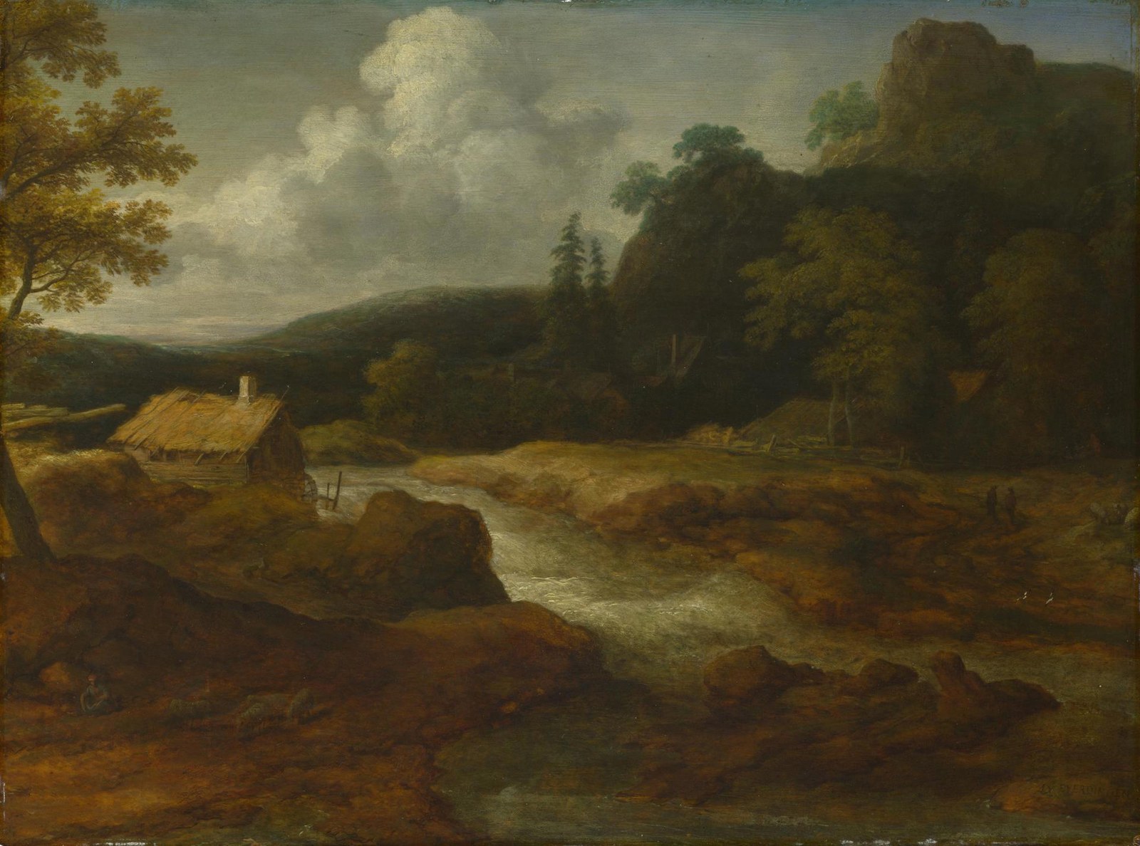 A Saw-mill by a Torrent