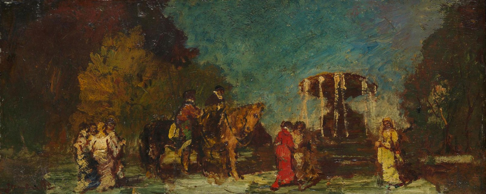 Fountain in a Park