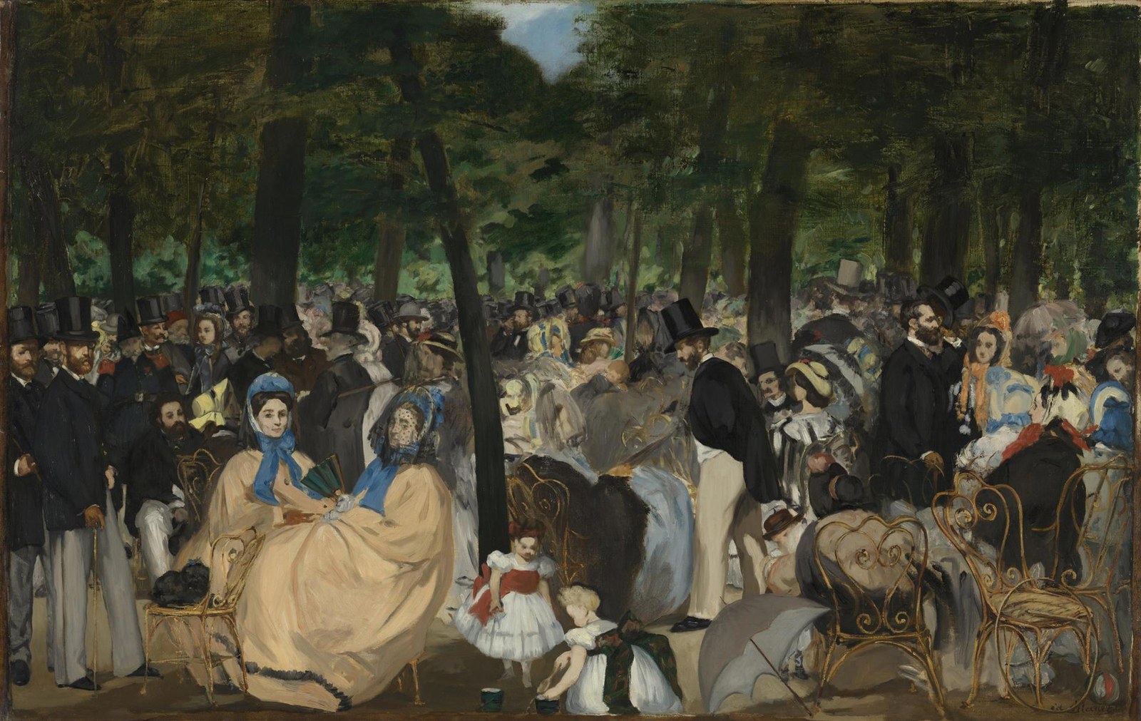 Music in the Tuileries Gardens