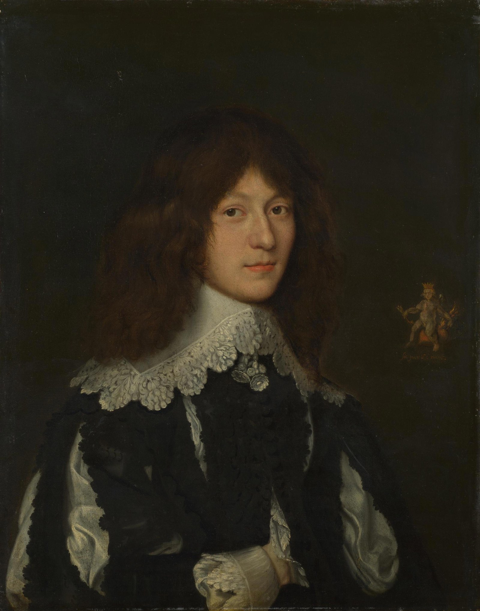 Portrait of a Young Man in Black