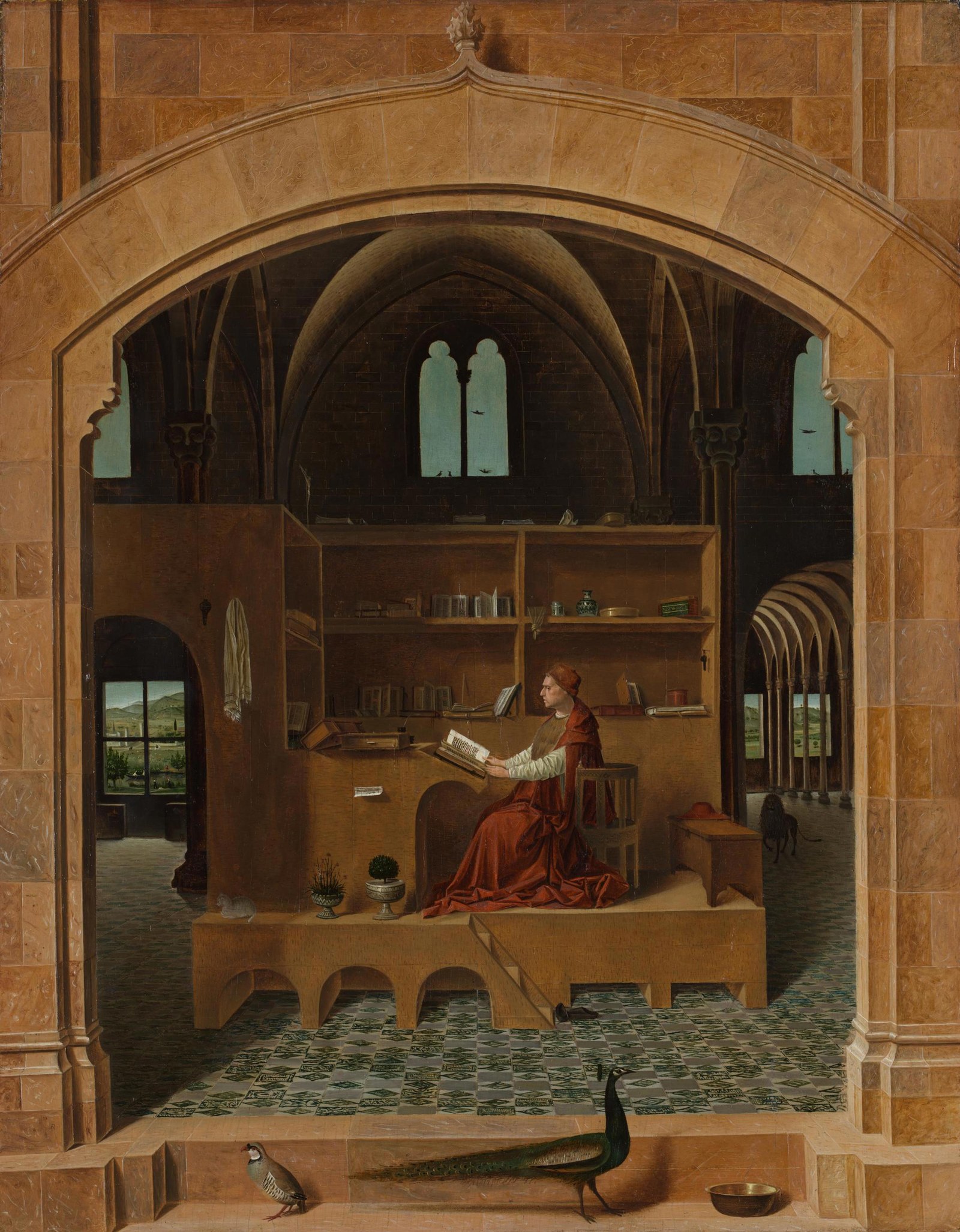 Saint Jerome in his Study