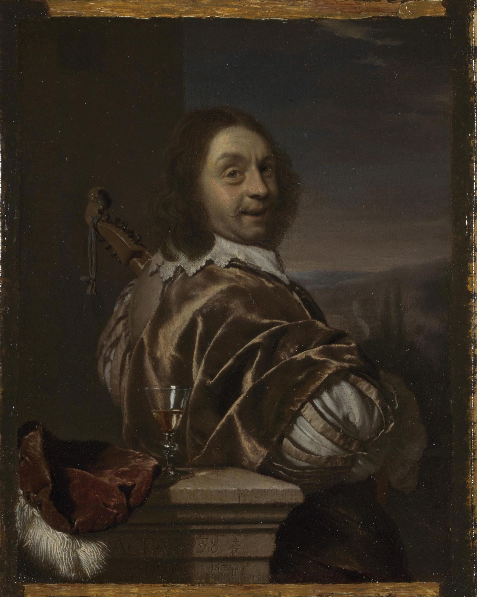 Self Portrait of the Artist, with a Cittern