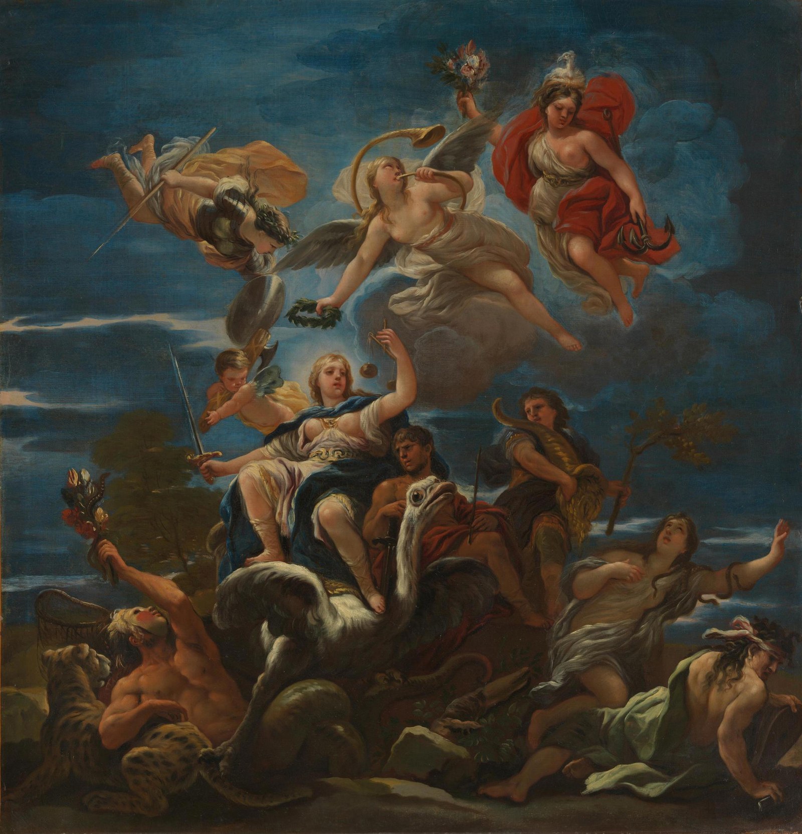 The Forerunners of Christ with Saints and Martyrs
