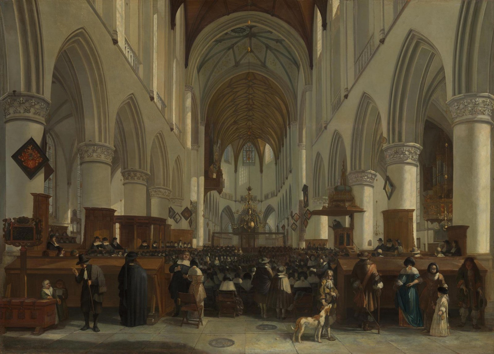 The Interior of the Grote Kerk, Haarlem