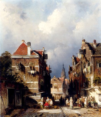 A Dutch Street Scene