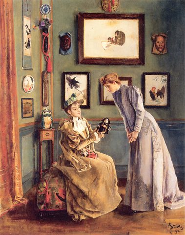 A Femme a la poupee japonaise