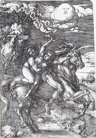 Abduction Of Proserpine On A Unicorn